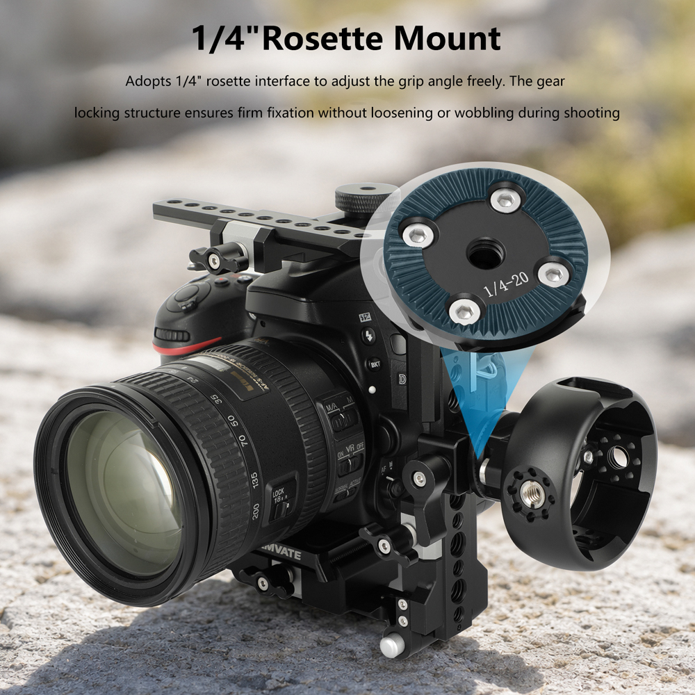 CAMVATE Quick Release NATO Clamp With ARRI Rosette M6 Thread Mount