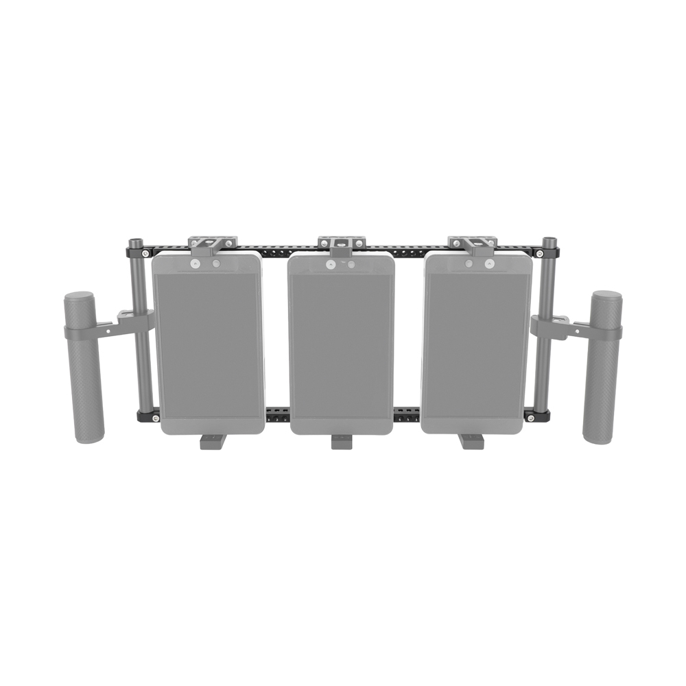 CAMVATE Cross Cheese Bar with 15mm Rod Clamp for Camera Monitor Cage Rig (21.7")