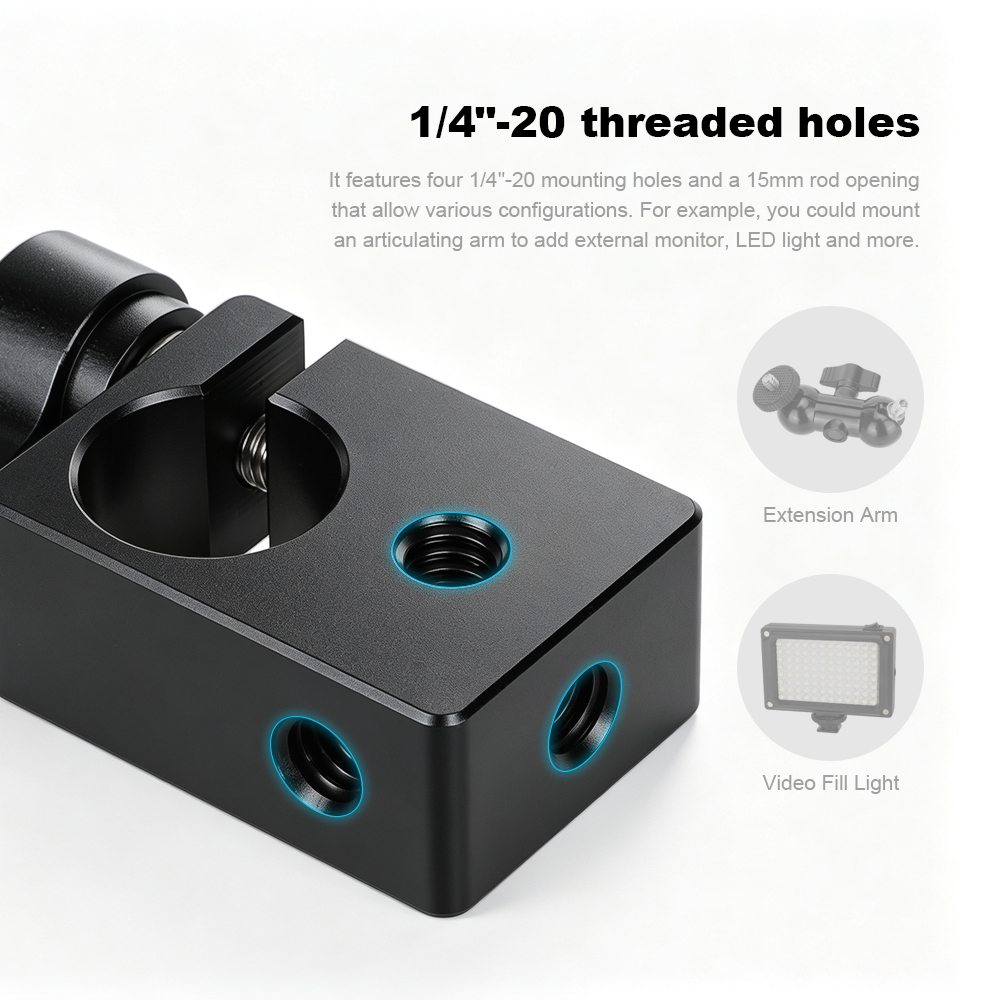 CAMVATE 15mm Rod Clamp Kit-0874