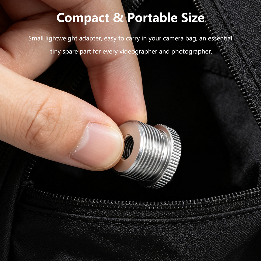 5/8-Inch Male to 1/4-Inch Female Mic Screw Adapter For Mic Micphone Stand