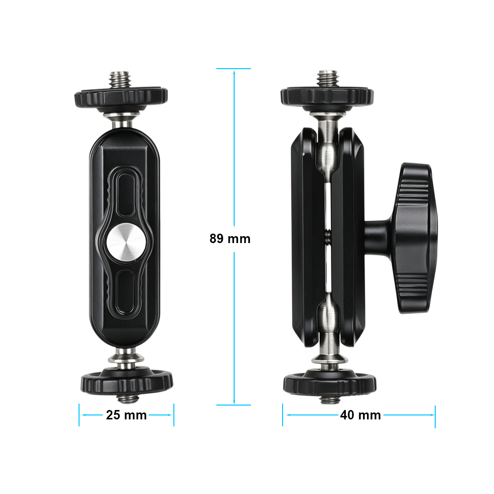 CAMVATE Mini Magic Arm with Dual Ball Heads (3.5")