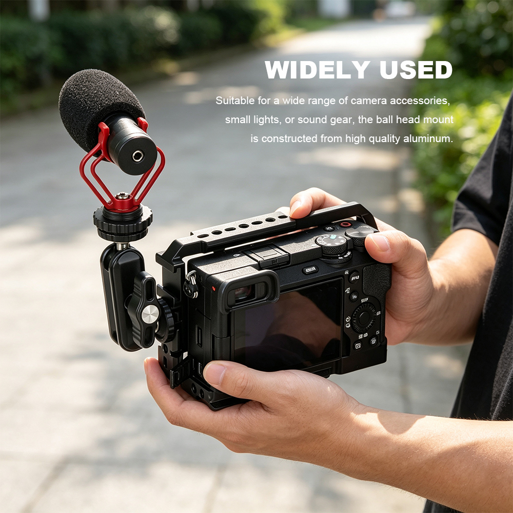 CAMVATE Mini Magic Arm with Dual Ball Heads (3.5")