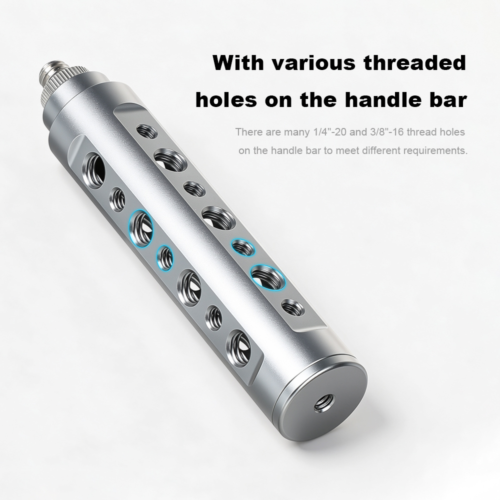 CAMVATE 3/8"-16 Screw  Handle Hand Holder Grip For Video Light Camera Camcorder LED