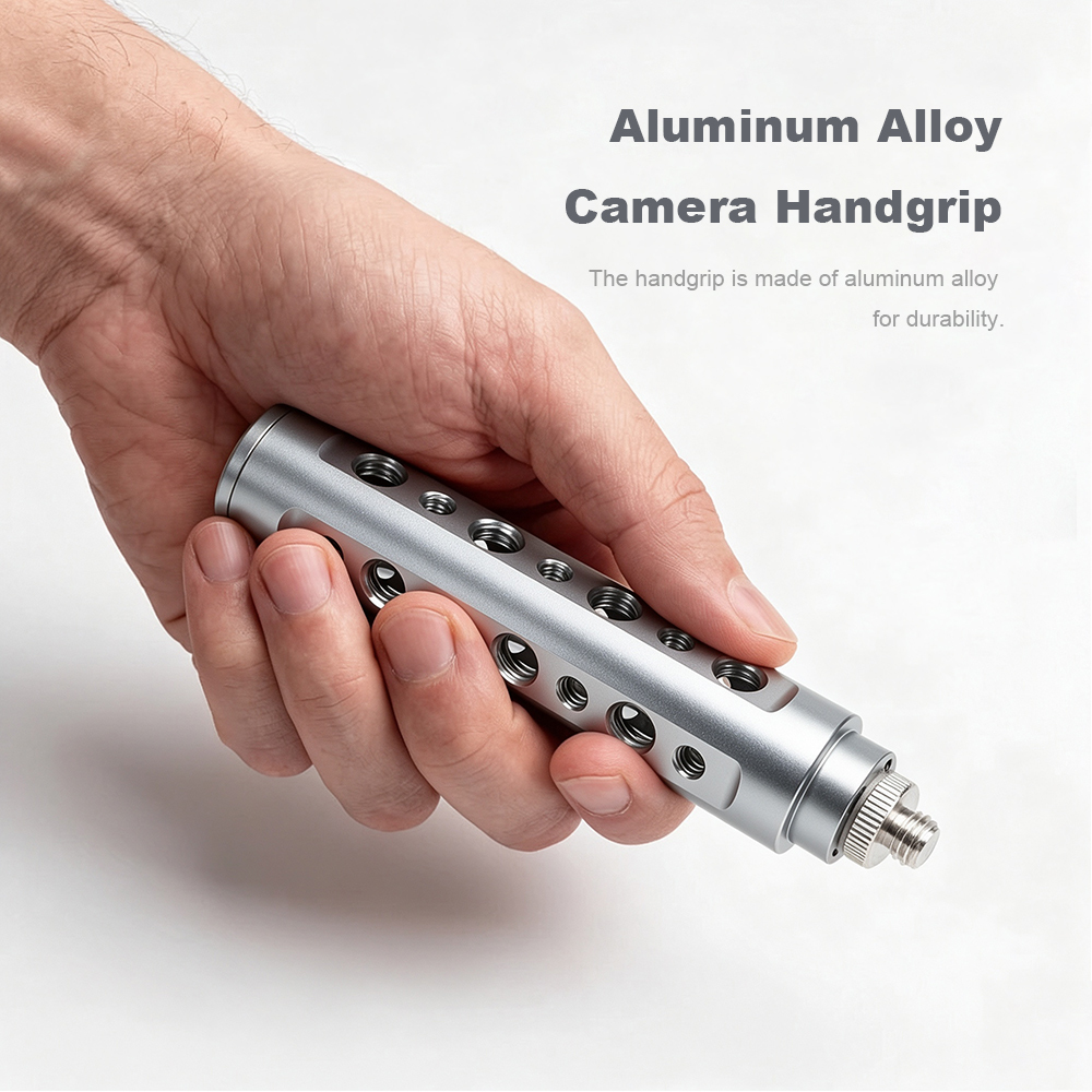 CAMVATE 3/8"-16 Screw  Handle Hand Holder Grip For Video Light Camera Camcorder LED