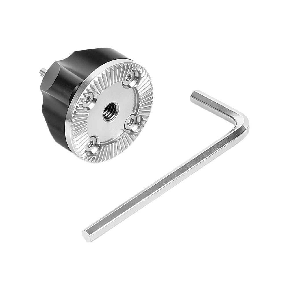CAMVATE Standard M6 ARRI Rosette Mount With 1/4"-20 Mounting Screw & Locating Pins
