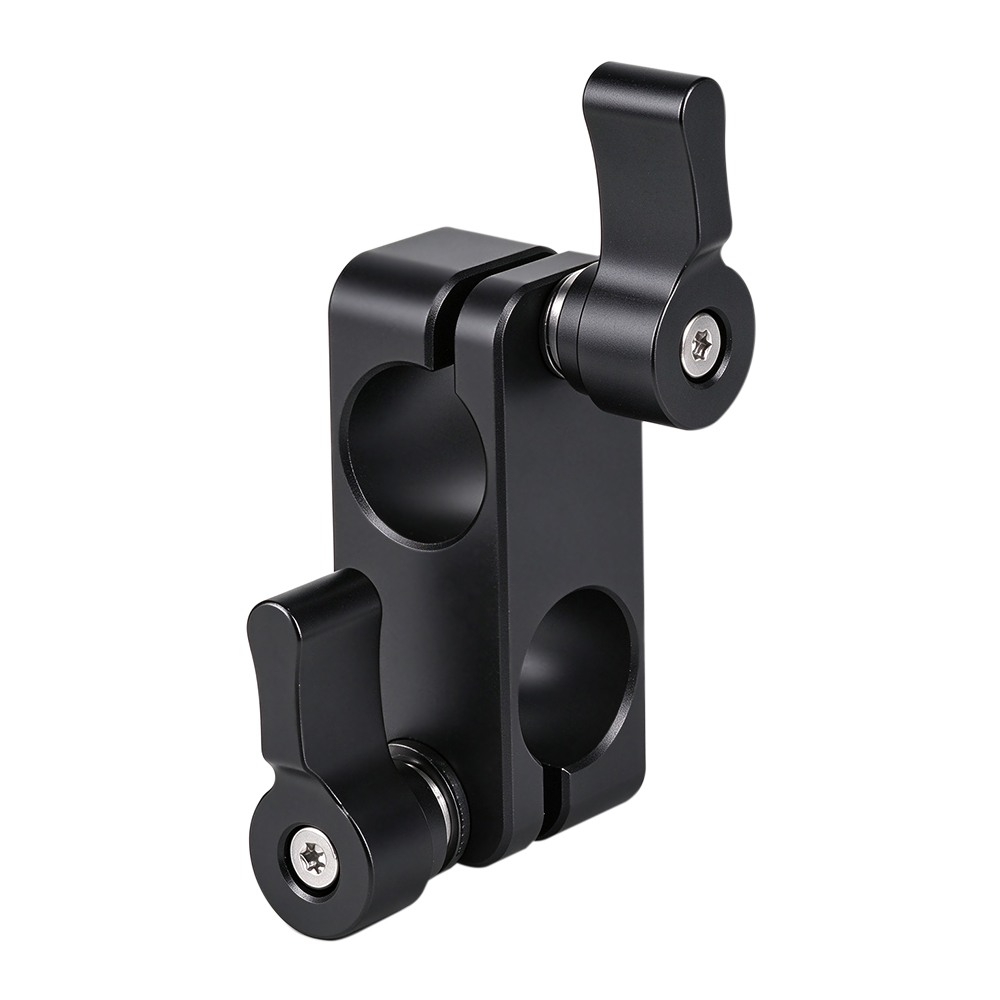 CAMVATE 90-Degree Rod Rig Adapter Clamp for DSLR 15mm Rods Rig System Shoulder Mount