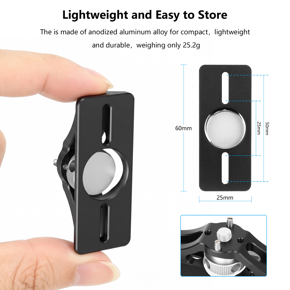 CAMVATE Extension Support with 1/4"-20 Anti-Twist Screw for Blackmagic Design Micro Converter
