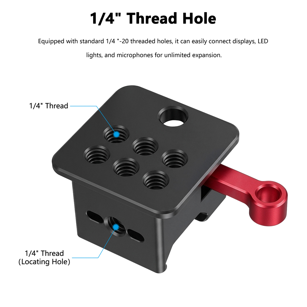 CAMVATE Quick Release NATO Clamp to Arca-Type Plate