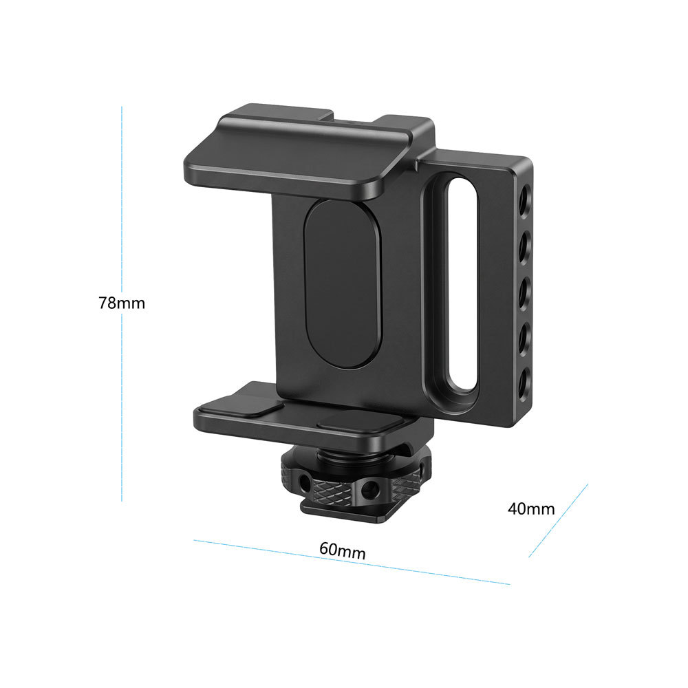 CAMVATE Universal SSD Holder Clamp With 1/4"-20 Mounting Points & Shoe Mount Connector For BlackMagic Micro Signal Converter