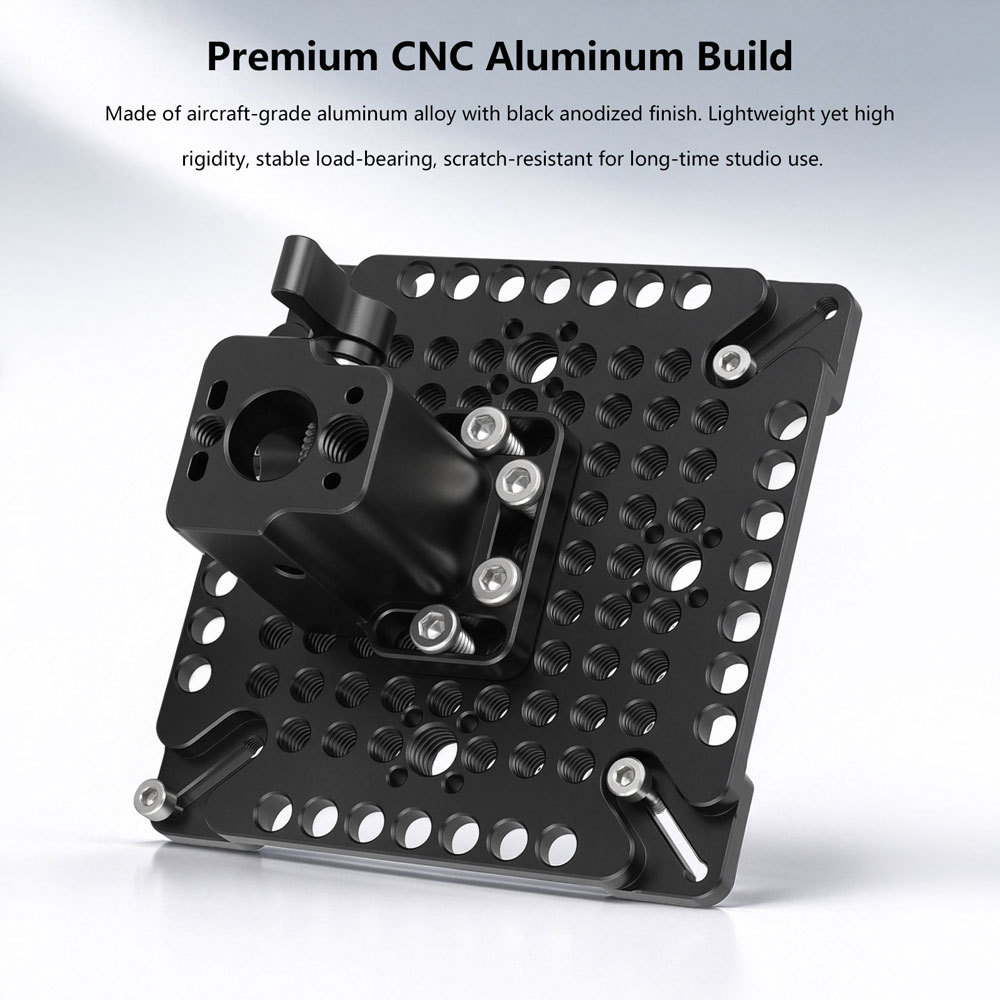 CAMVATE Multipurpose VESA Adapter Plate with Light Stand Mount
