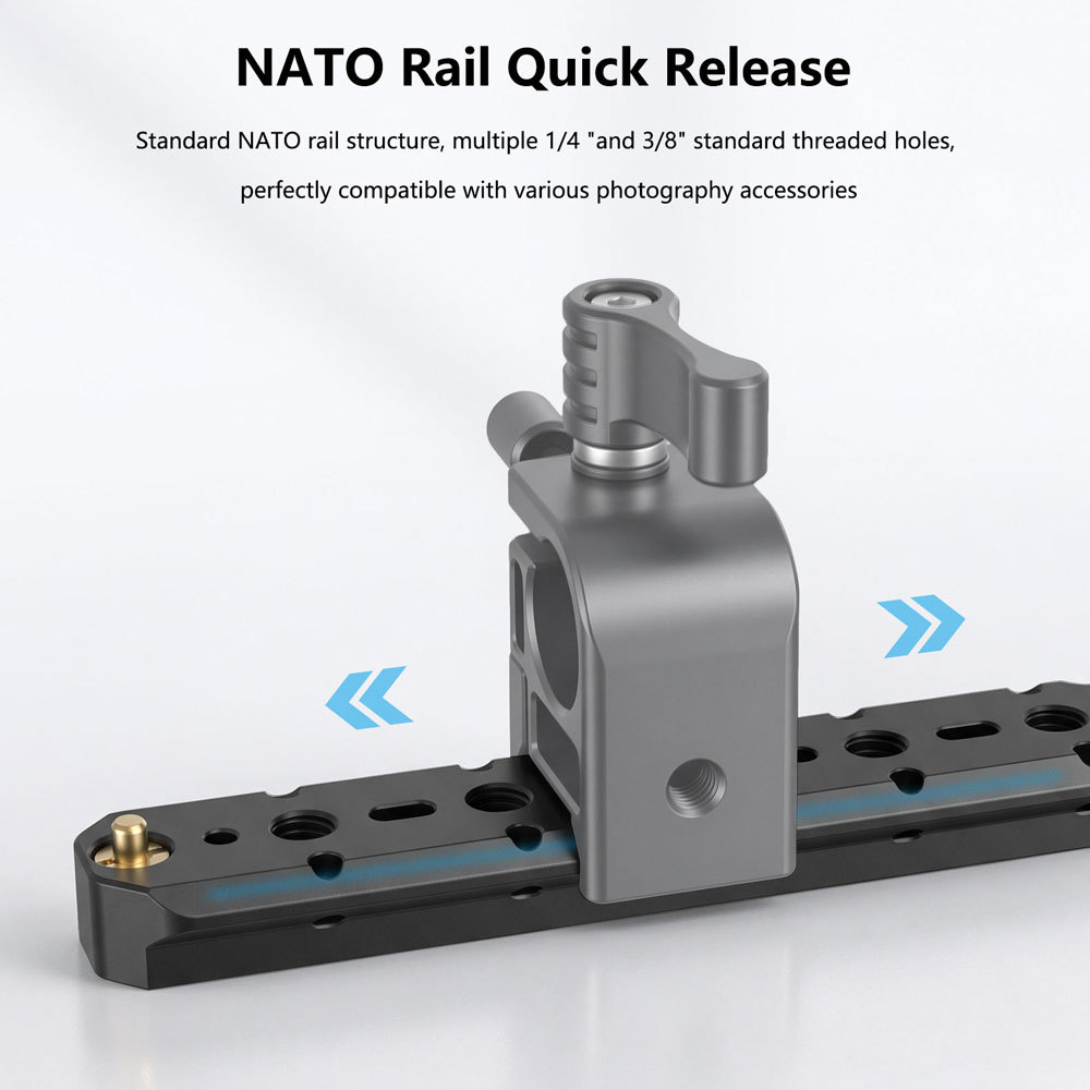CAMVATE ARRI-Style Rosette Mount with M6 Screw to 1/4"-20 Anti-Twist Screw