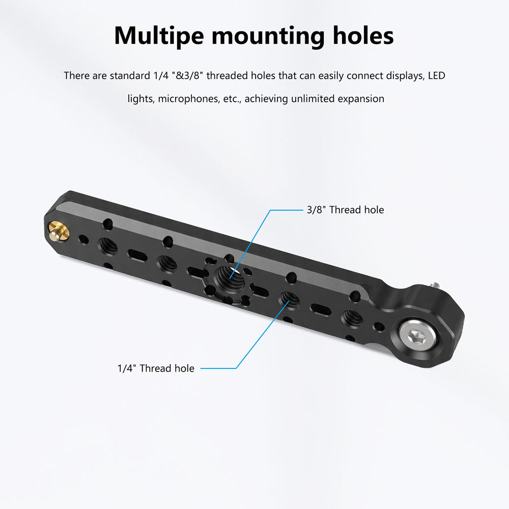 CAMVATE ARRI-Style Rosette Mount with M6 Screw to 1/4"-20 Anti-Twist Screw
