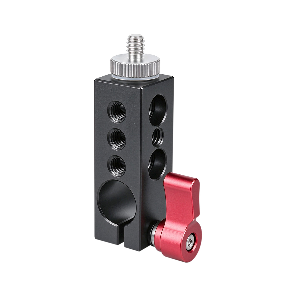 CAMVATE 1/4" Thread Mount to 15mm Single Rod Clamp fr Video Camcorder SLR Camera Monitor