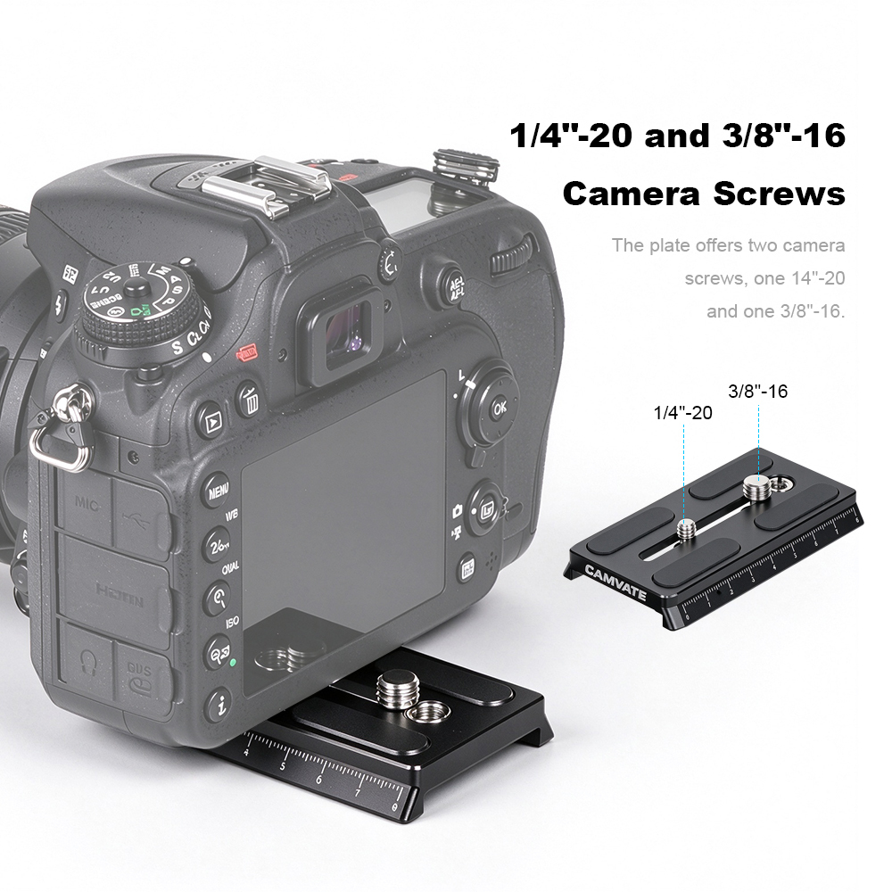 CAMVATE Quick Release Mount Base QR Plate for Manfrotto Standard Accessory