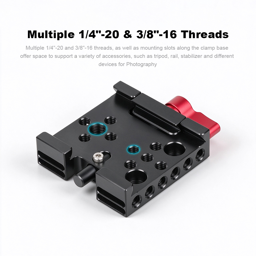 CAMVATE Quick Release Mount Base QR Plate for Manfrotto Standard Accessory
