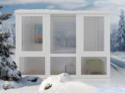 Cozy Winter In An Insulated Sunroom