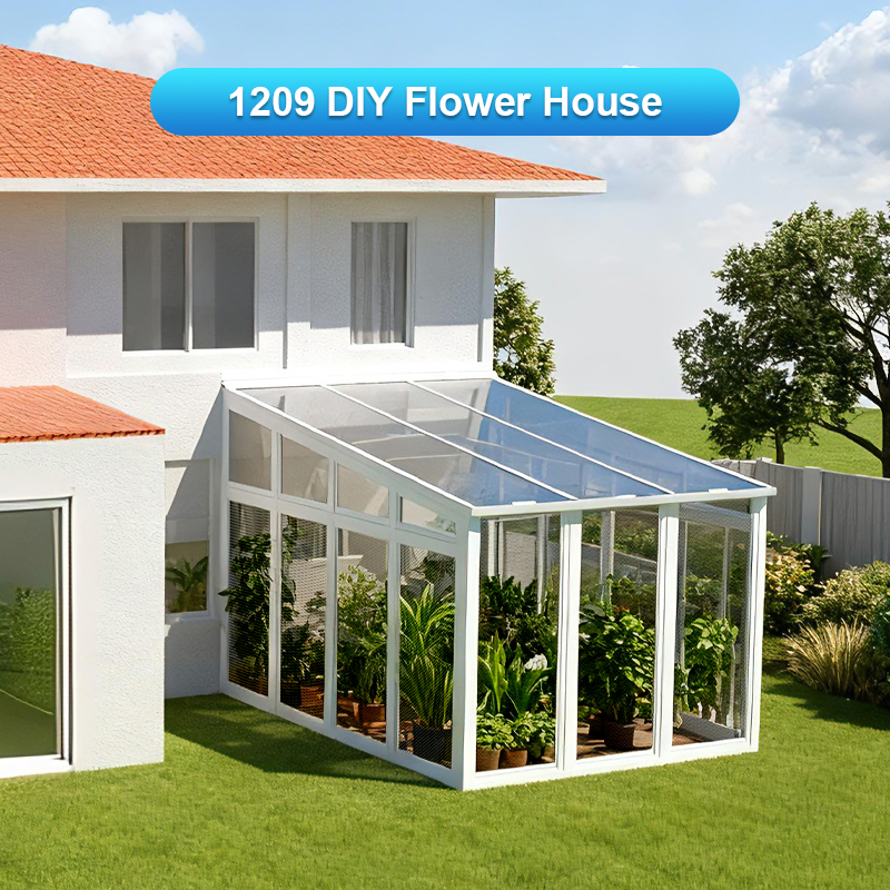 1209 DIY Flower House