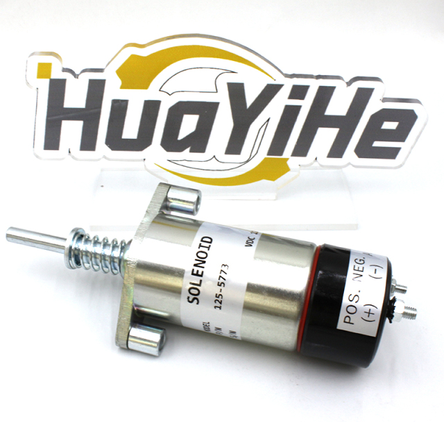 125-5773 1255773  Fuel Shutoff Solenoid for Caterpillar 3204 3304 3304B