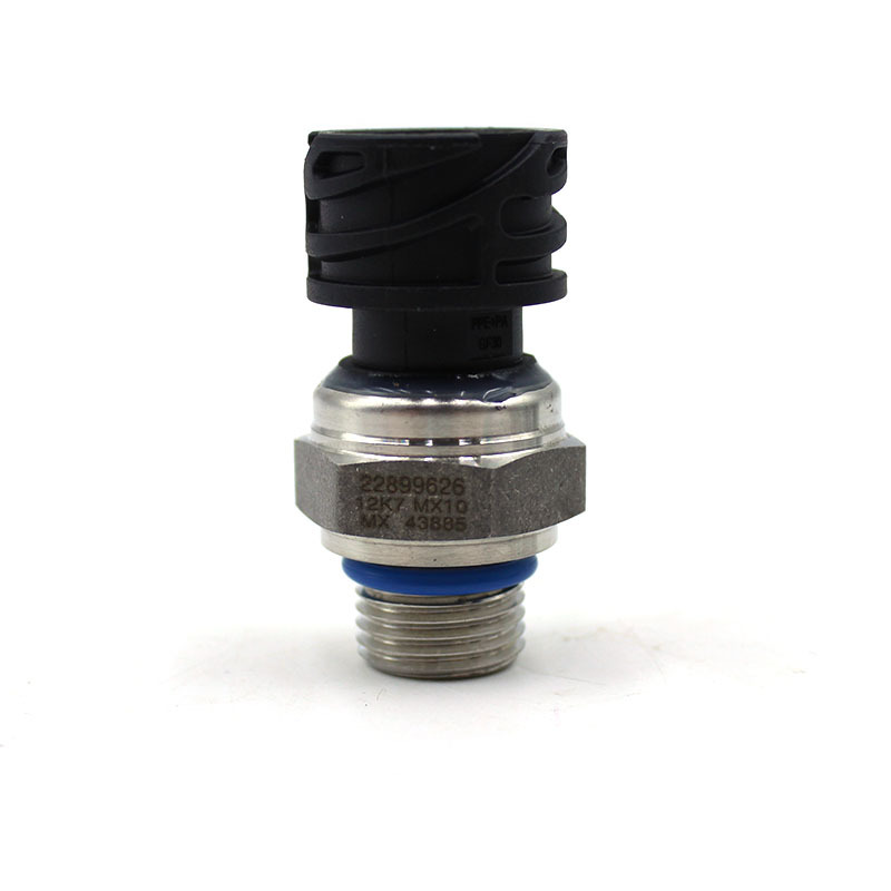 Fuel pressure sensor 22899626, compatible with D12/D13 engines, 210D/460D excavators, and 12-series heavy truck diesel engines,https://www.pandamanstore.com,Fuel pressure sensor 22899626, compatible with D12/D13 engines, 210D/460D excavators, and 12-series heavy truck diesel engines