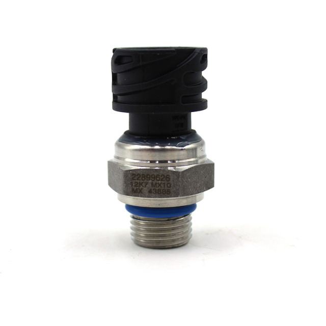 Fuel pressure sensor 22899626, compatible with D12/D13 engines, 210D/460D excavators, and 12-series heavy truck diesel engines,https://www.pandamanstore.com,Fuel pressure sensor 22899626, compatible with D12/D13 engines, 210D/460D excavators, and 12-series heavy truck diesel engines