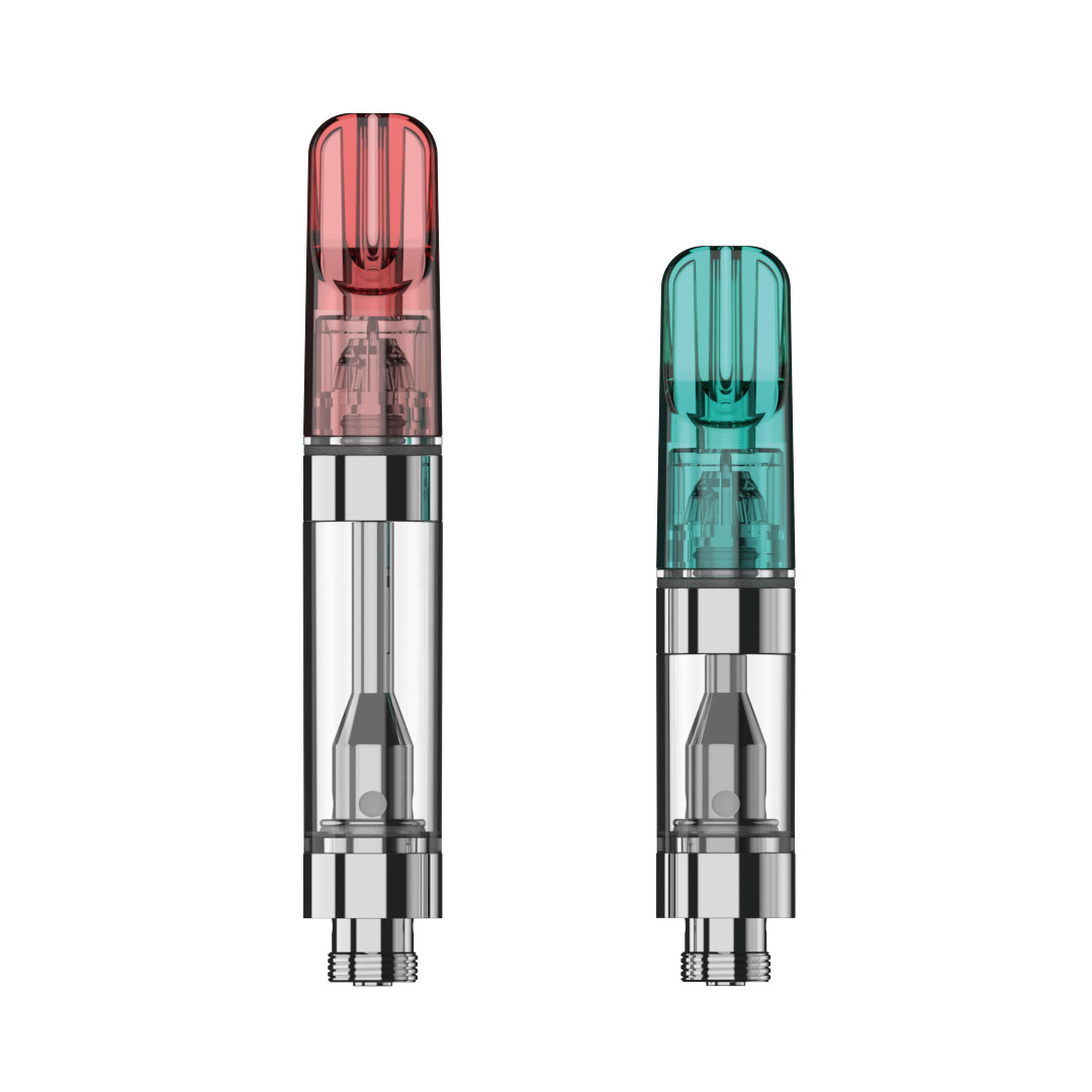 Empty vape cartridge hardware for material review