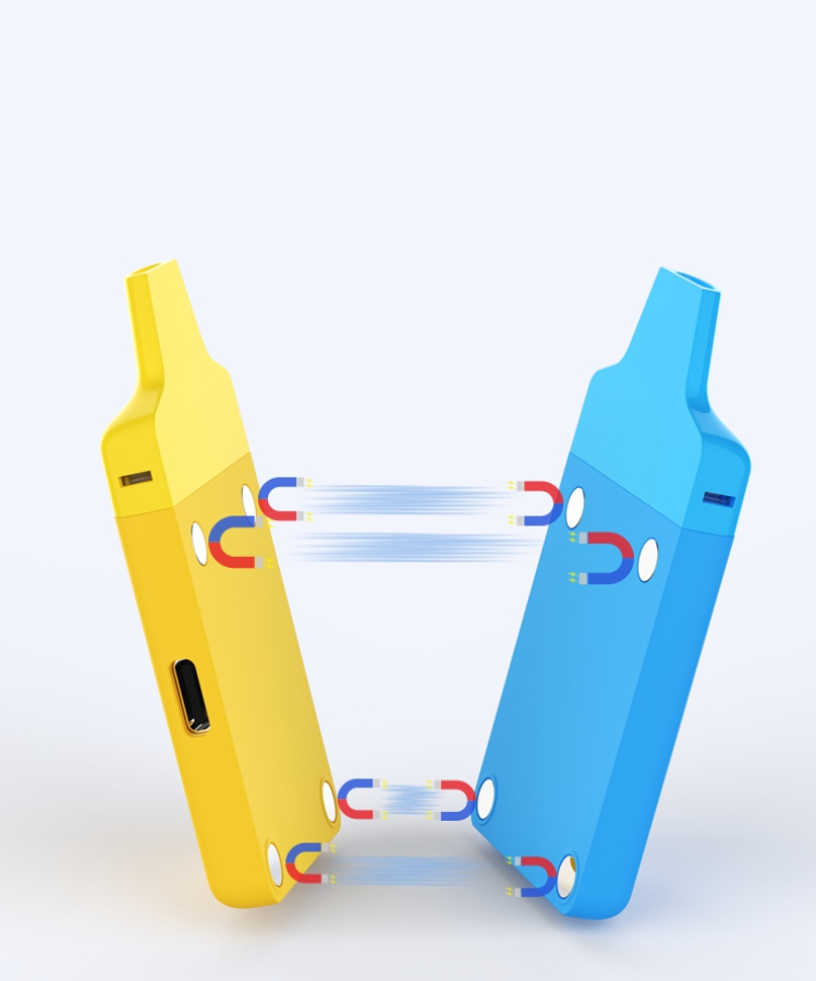 magnetic vapes disposable 2G 2-in-1 Vape Device Faygo Blue Moon Mist Select Flavor ::Strawberry Banana ice FOG OFF Vape 50000