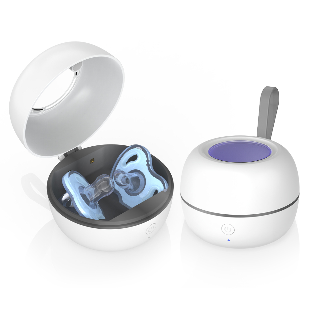 Large White Portable Pacifier Sanitizer