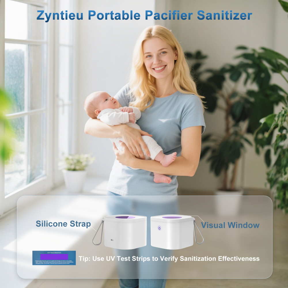 Large Square Portable Pacifier Sanitizer