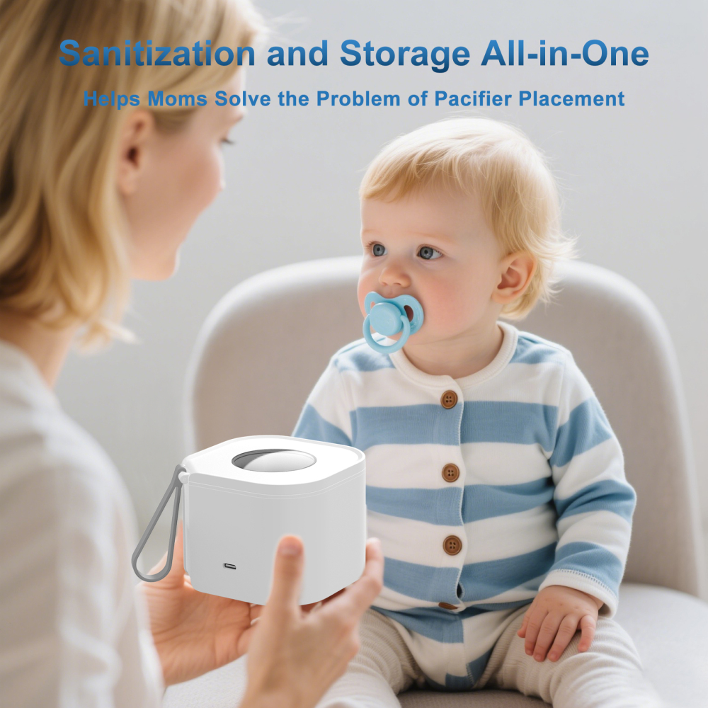 Large Square Portable Pacifier Sanitizer