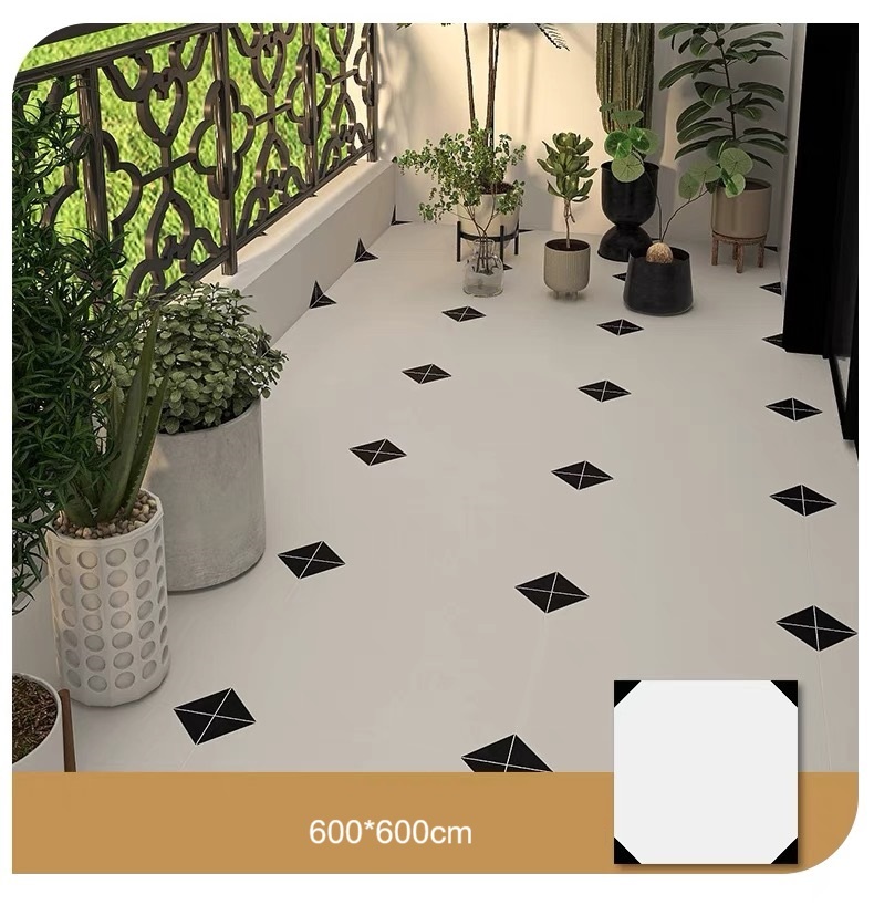 Azulejo de porcelanato vidriado pulido 600*600cm