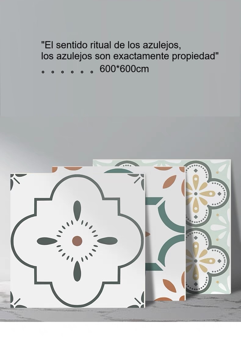 Azulejo de porcelanato vidriado pulido 600*600cm