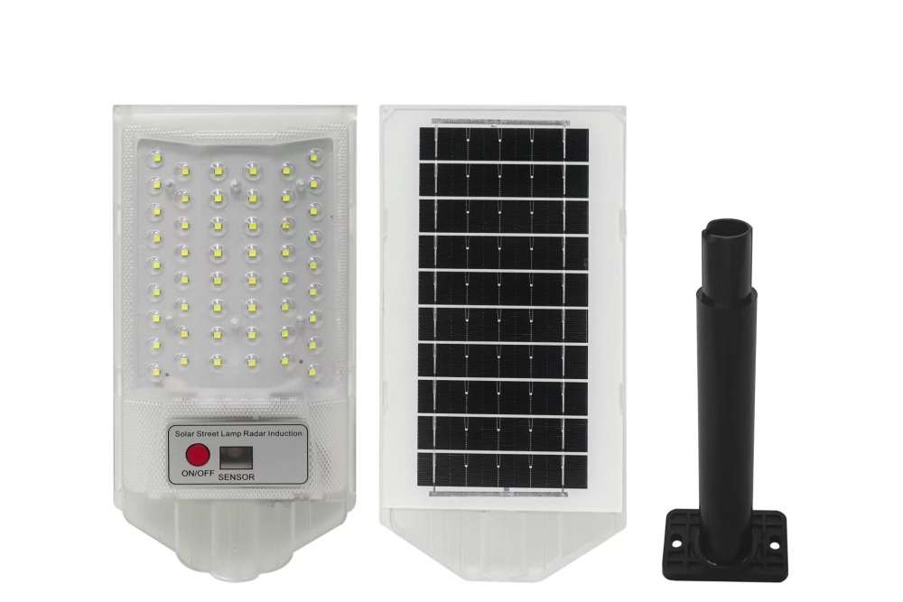 IMAGE- Luz Solar de Techo, Luces Solares de Porche de 50W/100W  Lámpara Luz de Cobertizo Solar, Bajo Techo, en Exteriores Luces Solares para Cenador Luz de Granero Solar Brillante