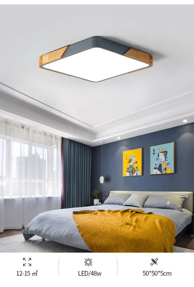 IMAGE- Lamparas LED Techo Interior Casas Montaje Empotrado Luces Dormitorios Moderno Lámparas Techo Cocina Recamara Baño Oficina Comedor Sala Pasillo-Luz Cálida/Luz Neutra/Luz Fría
