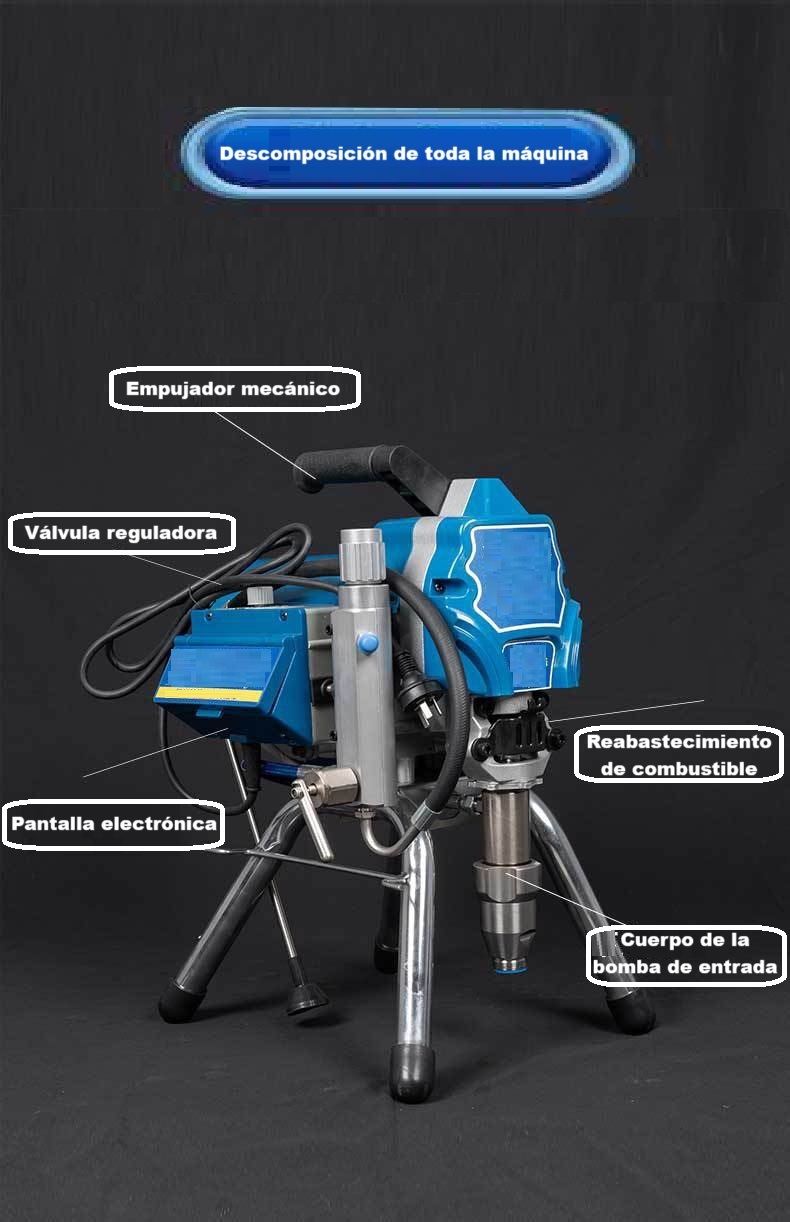 Máquina de pulverización de pintura
