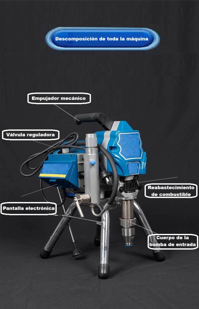 Máquina de pulverización de pintura