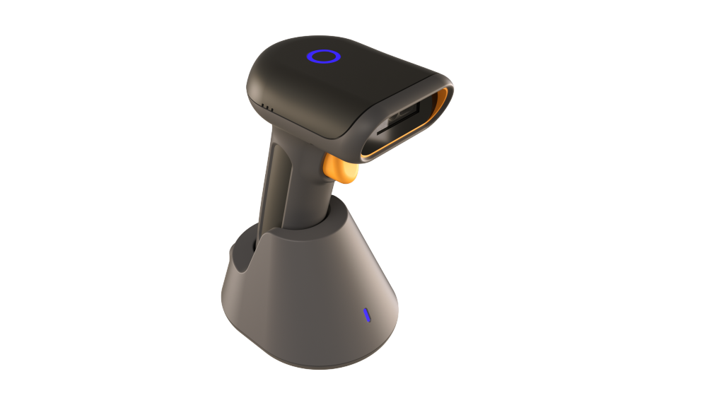 ESCÁNER DE CÓDIGO DE BARRAS- BLUETOOTH 2D CON BASE DE CARGA(Modelo T2009W)