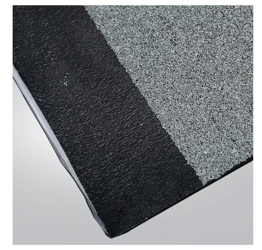 Manta Impermeabilizante Granulada, manta impermeable para techo, manta Impermeable negra, Cinta para Reparación(dimension : 4 mm de espesor x 1m de ancho x 10m de largo)