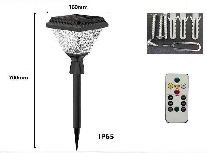 IMAGE- Luces Solares Exterior Encajada en el Suelo  Blanco Cálido & RGB Degradado Impermeables IP65 Luces Solares Jardin, Automático Lámpara Solar,Luz Solares para Jardin Camino Patio Pasarela Césped Casa