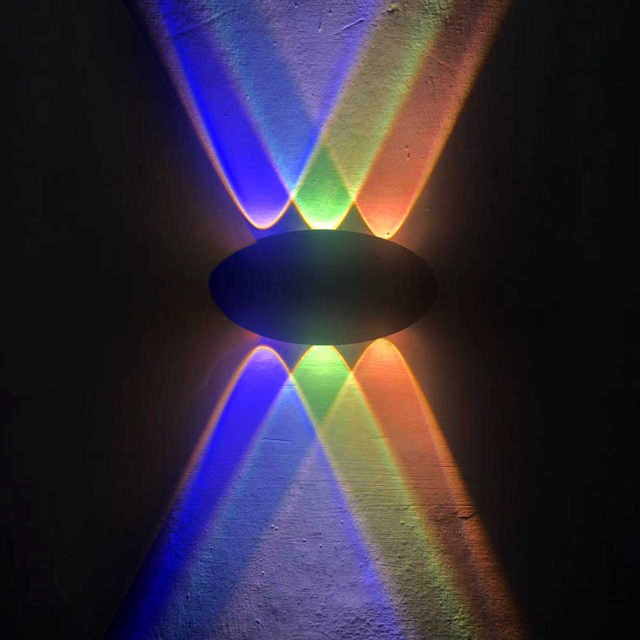 IMAGE- LED Lampara Pared Industrial de Pared, 3 bombillos, IP65 Impermeable Fuente de Luz Superior e Inferior para la Iluminación Interior y Exterior lámpara de pared de dormitorio lámpara de pared pasillo de escaleras lámpara de pared de pasillo de patio