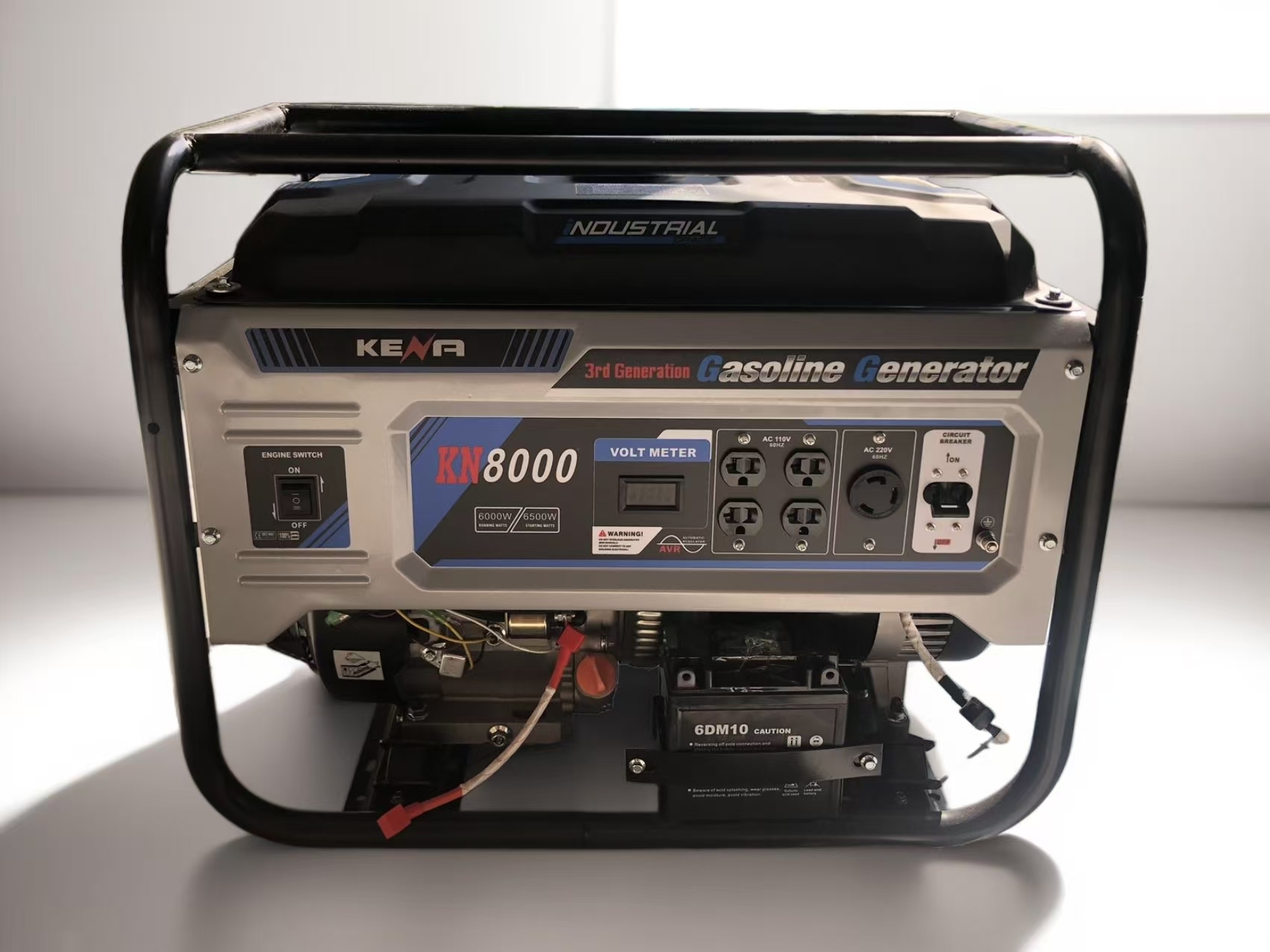 Generador Portatil 6000w Planta eléctrica de Gasolina 4 tiempos 110/220V tanque de 25  litros para apagones