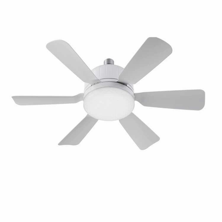 IMAGE-Ventilador de techo con luz, E26/E27 Lampara con Ventiladores de Techo con Control Remoto,Luz de Ventilador de techo,3000K-6500K/brillo regulable,Tres velocidades del viento,40W (40W-Blanco)