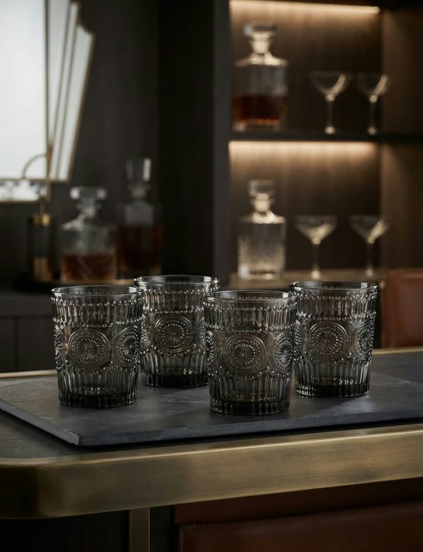 Vaso con Relieve Bohemio