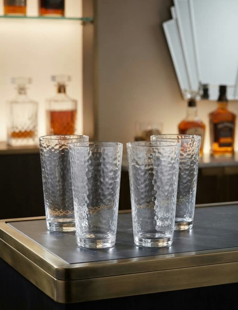 Vasos Altos Cincelados