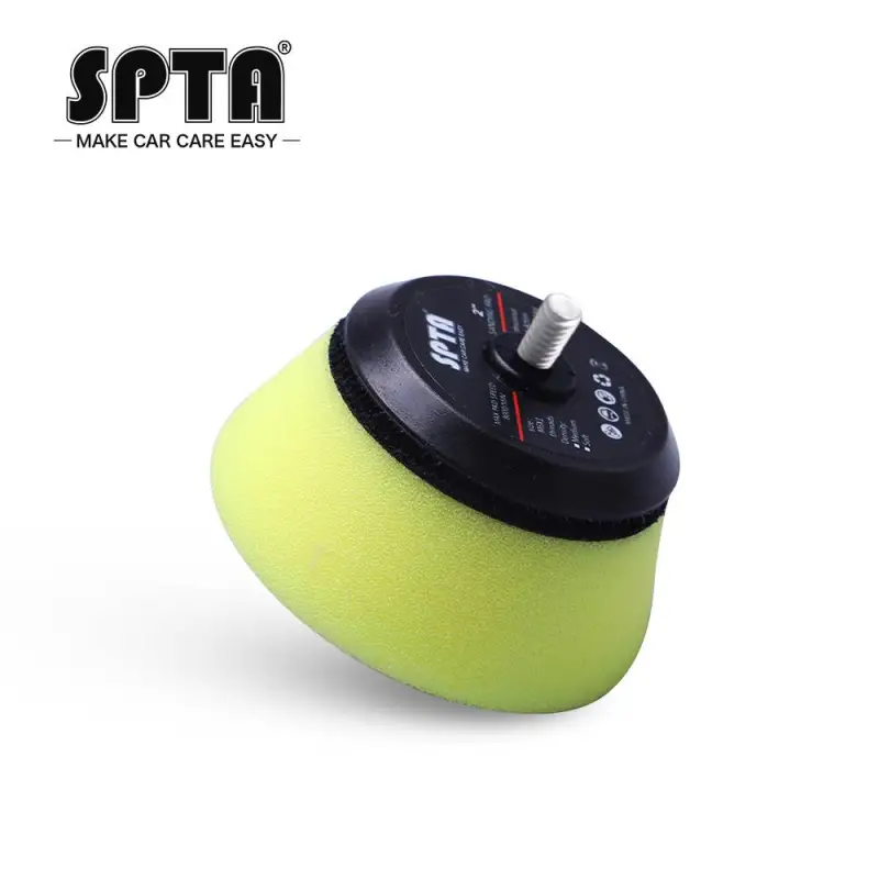 SPTA 1inch/2inch Sponge Pads Set and Backing Plate for 12V Mini Cordless Polishing Machine