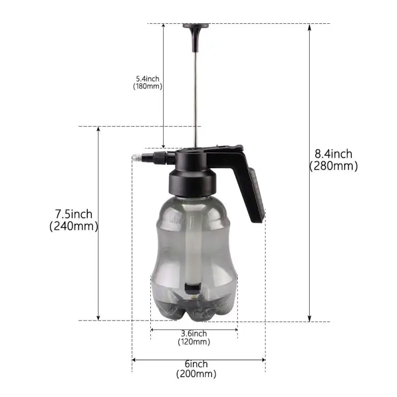SPTA Car Washing Spray Bottle Watering Bottle Sprayer Pneumatic Spray Bottle Hand Pump Bottle