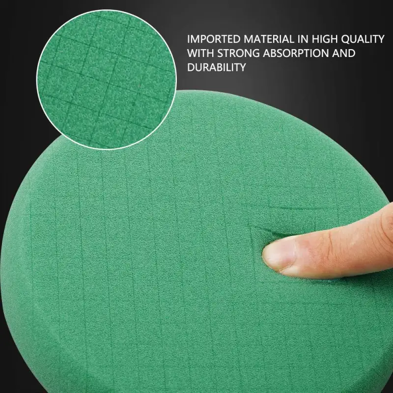 SPTA 5" to 7" Car Spong Buffing Polishing Pads, Grid Mark Buffing Pads For DA/RO/GA Car Buffer Polisher