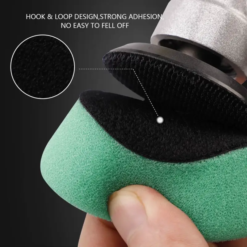 SPTA 1inch/2inch Sponge Pads Set and Backing Plate for 12V Mini Cordless Polishing Machine