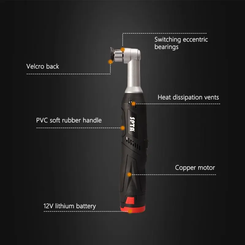 SPTA 12V Micro Cordless Swirl Killer Polisher RO/DA Mini Car Polisher for polishing, sanding and cleaning