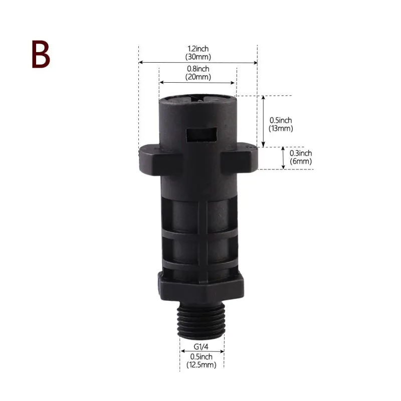 SPTA Snow Foam Lance Adapters Plastic Adapter Foam Nozzle Foam Generator Snow Foam Adapters for High Pressure Washer