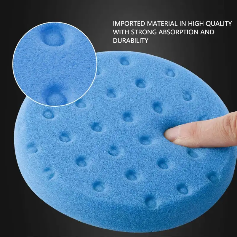 SPTA 5" to 6" Car Spong Buffing Polishing Pads, CCS Buffing Pads For DA/RO/GA Car Buffer Polisher